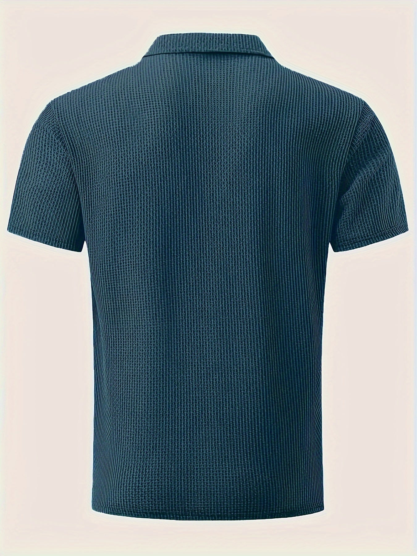 2024 New Ice Sliky Fiber Fabric Jacquard Sports Casual Top, Men's Ice Sensation Short Sleeve High-end Summer Solid Color T-shirt Half-Sleeve Versatile Golf, Fishing, Basketball, Camping, Gym Swimming and Beach Shirt with Turnover