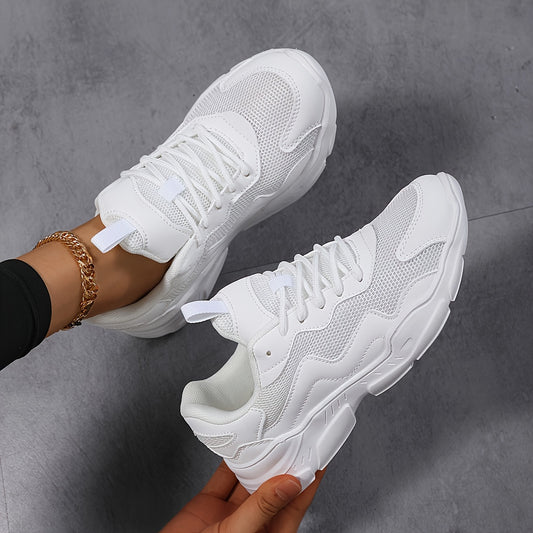 New Dad Shoes 2025 Mesh Men's and Women's Versatile Fashionable Breathable Casual Trendy Shoes for Outdoor Sports in All Seasons, Lightweight