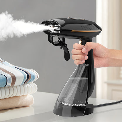 PANCERKA 1pc Portable Handheld Garment Steamer, 1500W, Large Water Tank, 30s Fast Heat-Up, Auto Shut-Off, Continuous Steam, Metal & Plastic, Ironing Machine for Home & Travel, UK Plug, 220V-240V