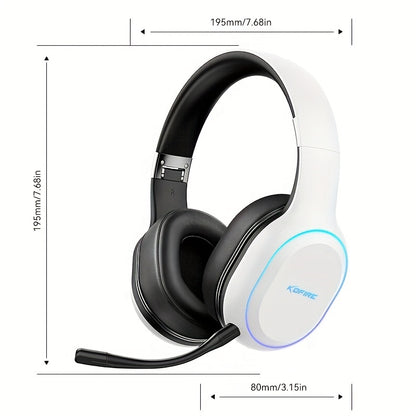 KOFIRE UG-05 Pro 2.4GHz/Wireless Gaming Headset for PlayStation 5 4, Gamer Headphones with Detachable Microphone for PS5, PS4, PC, Switch, Ultra-low Latency, 30 Hours Playtime, Wired Mode for Xbox Series