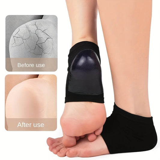 2pcs Heel Socks Foot Cover, Moisturizing Anti-wear Cracking Heel Cover Pads Heel Protector