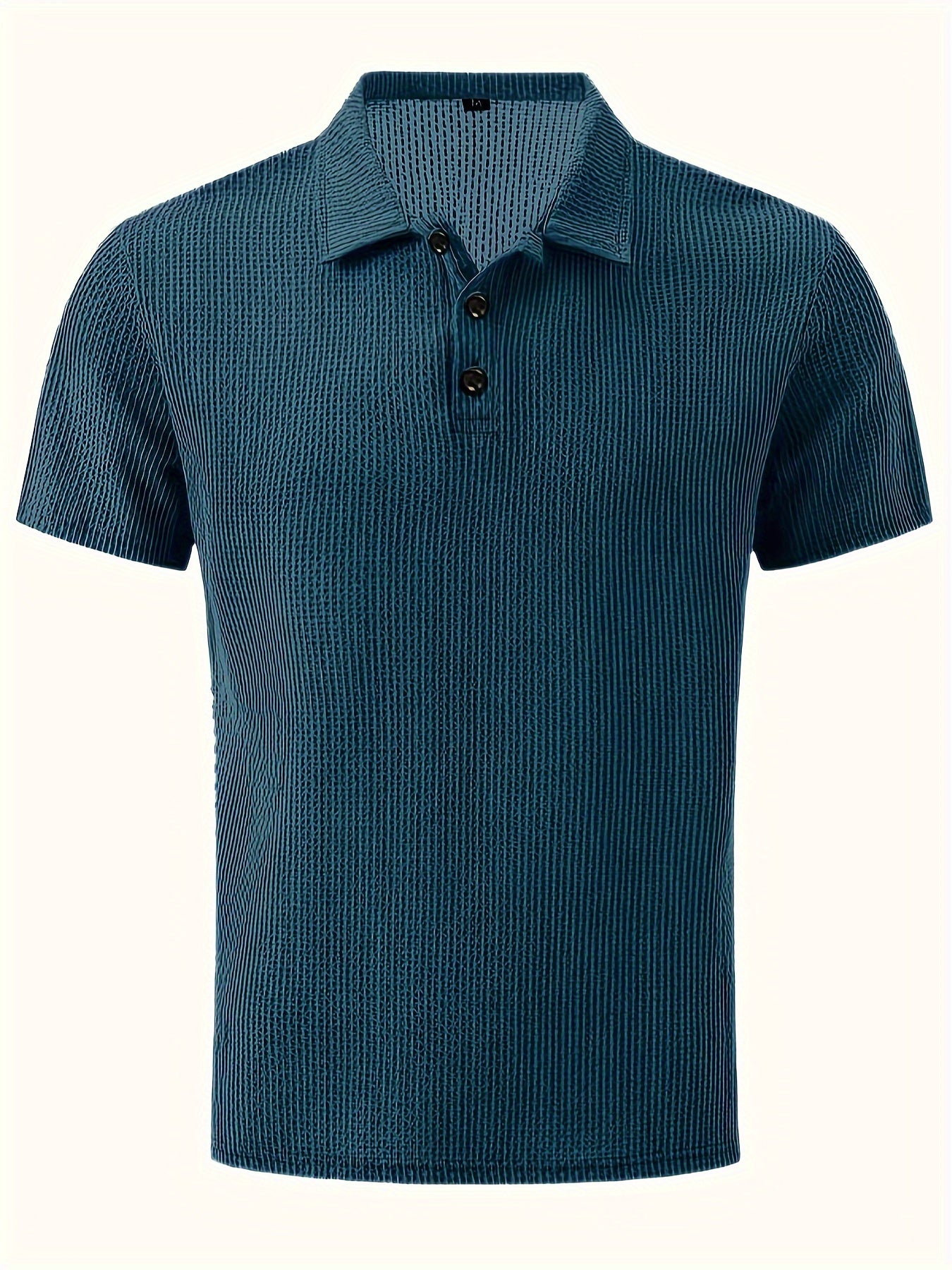 2024 New Ice Sliky Fiber Fabric Jacquard Sports Casual Top, Men's Ice Sensation Short Sleeve High-end Summer Solid Color T-shirt Half-Sleeve Versatile Golf, Fishing, Basketball, Camping, Gym Swimming and Beach Shirt with Turnover